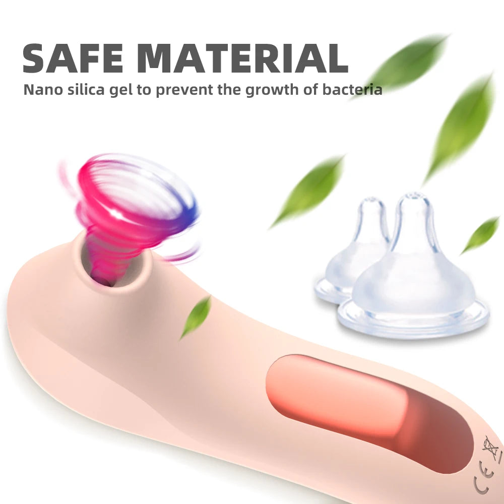 Mini Suction Vibrator — 7-Mode Clitoral and Nipple