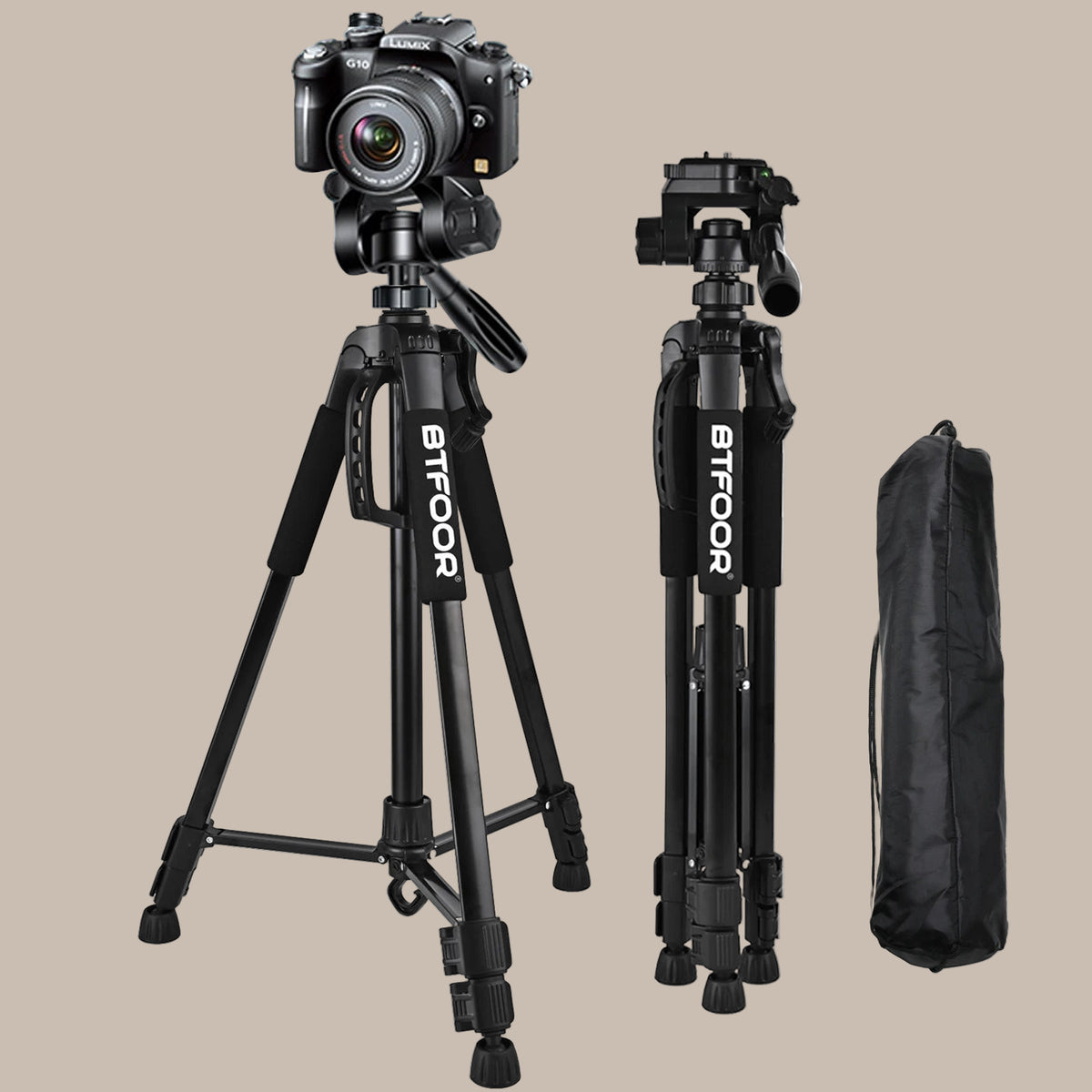 Premium Height-Adjustable Tripod