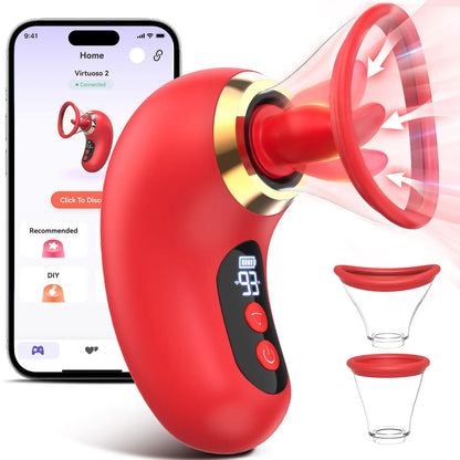APP Control Tongue Licking Clitoral