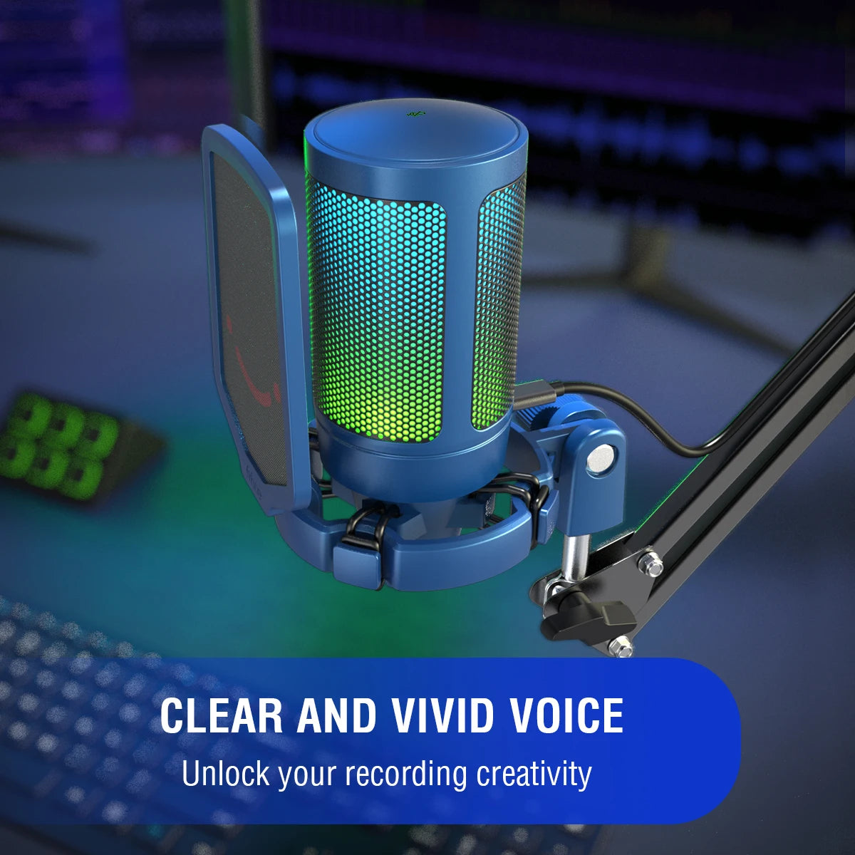 Plug & Play USB Mic for PC & Laptop