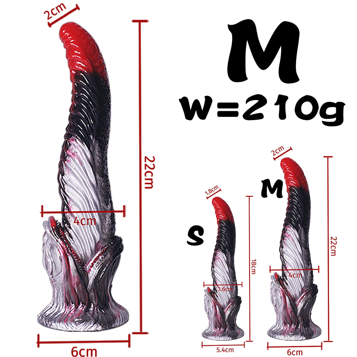 Soft Silicone Longer Tongue Dildo