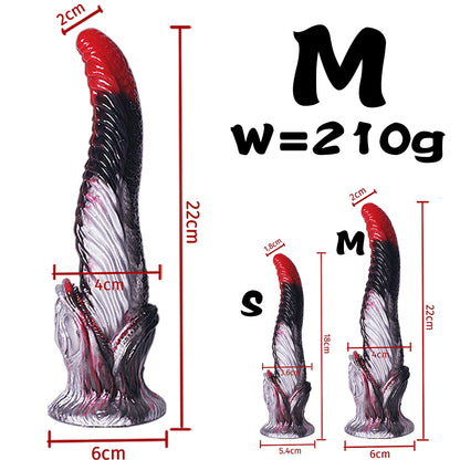 Soft Silicone Longer Tongue Dildo