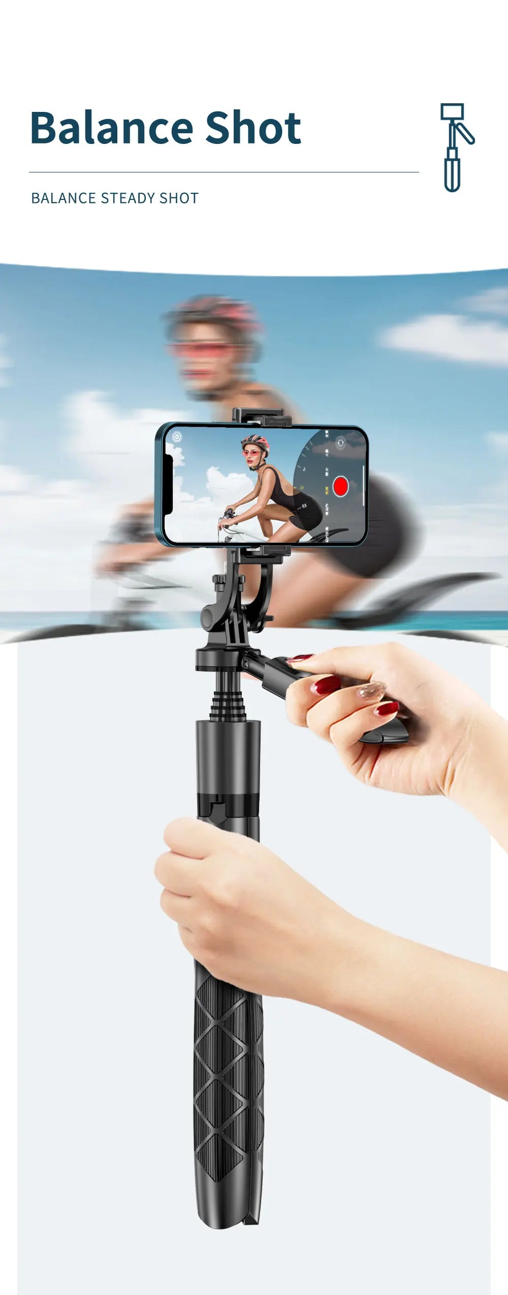 Overhead Shooting Phone Tripod