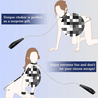 Premium Couples Exploration Kit – Hooks, Cuffs & Collar