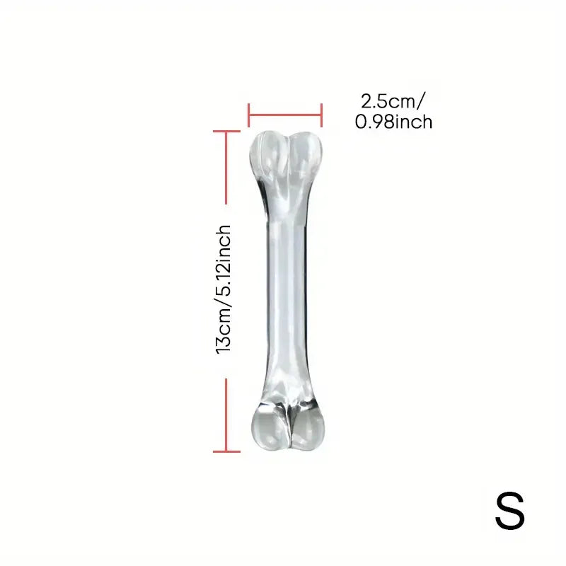 Double headed Glass Dildo Fake Penis Crystal Anal Beads Butt Plug Prostate Massager G Spot Female Masturbation Anus Sex Toys 18+