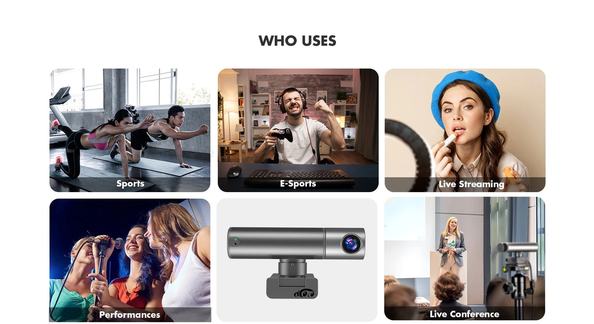 Noise Reduction Mic Camera