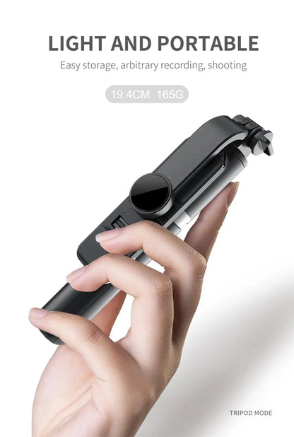 LED Anti-Shake Vlogging Tripod