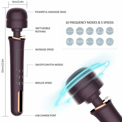 10 Mode Massage Low Noise Vibrators