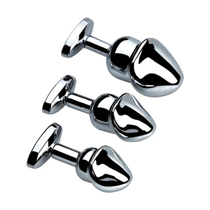 Stainless Steel Crystal Plug Set 3