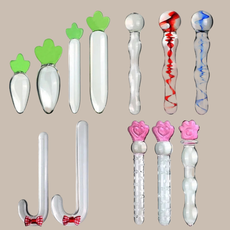 Multi-Size Glass Plug for Solo Exploration