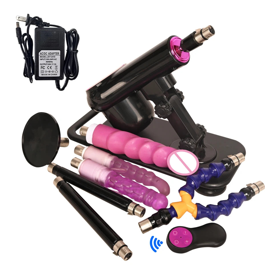 Wireless Remote Control Sex Machine Set