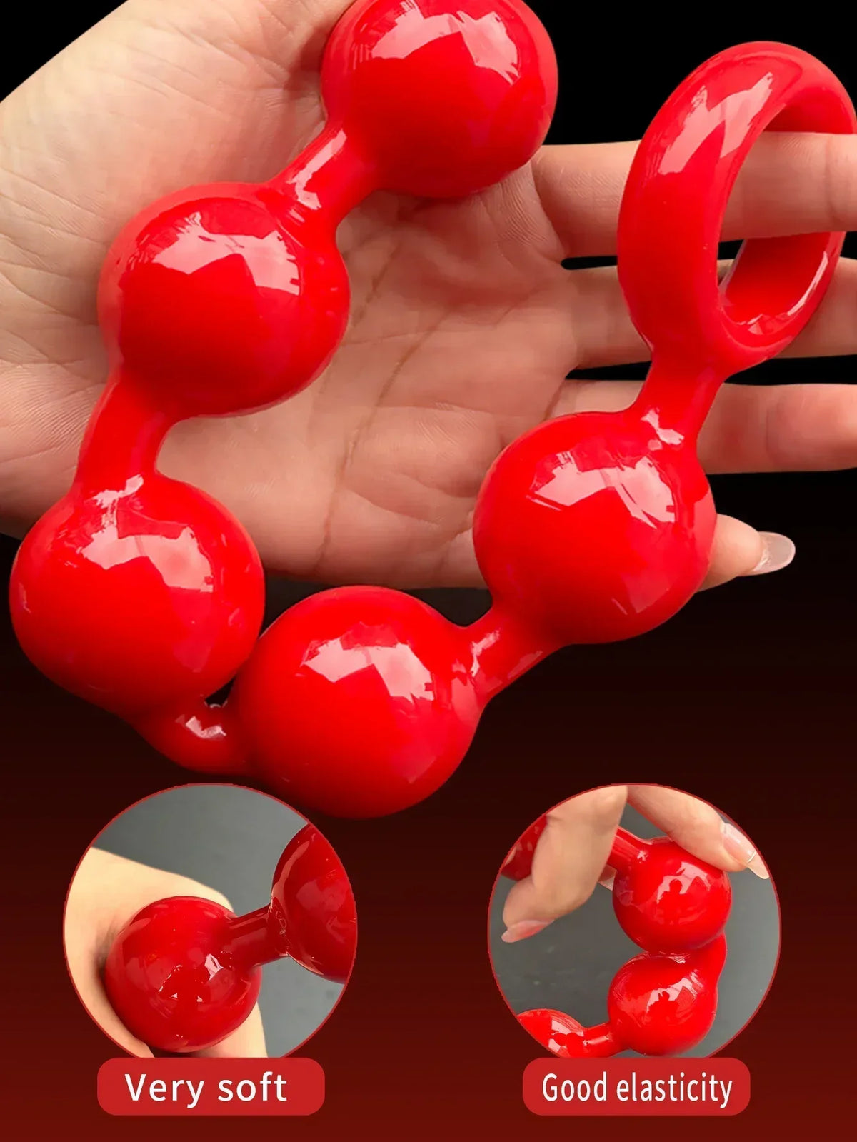 Anal Bead Sex Toy Female Male Homosexual Buttocks Bead Long Buttocks Bead Vagina Clit Pull Global Anal Stimulator Sex Toy.