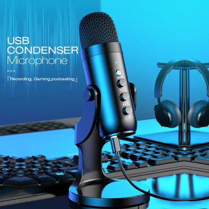 USB Studio Mic with Gain