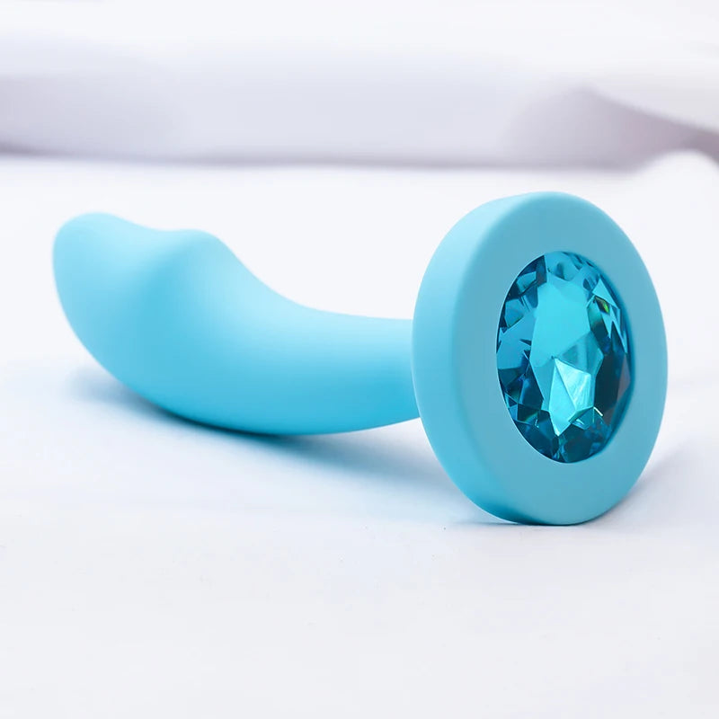 3 Sizes Butt Plug for Woman Silicone Anal Plug Crystal Base Anal Toys Anal Trainer Anal Dildos Sex Toys For Woman Men Adult Toys