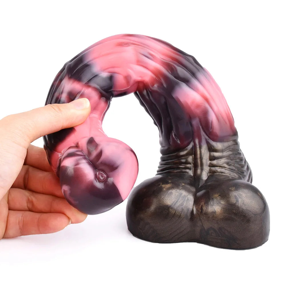 Fantasy Horse Knot Silicone Dildo — Premium Liquid Silicone