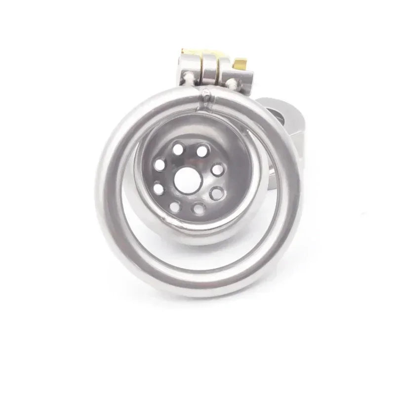 Hand Polished Steel Chastity Cage