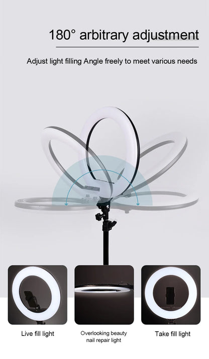 Remote Control Tripod Ringlight Stand