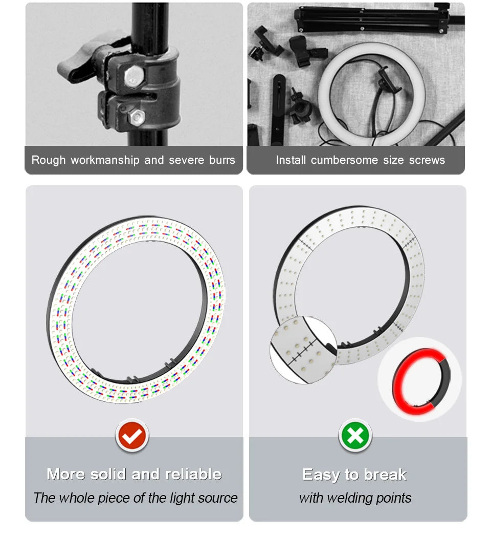 Remote Control Tripod Ringlight Stand