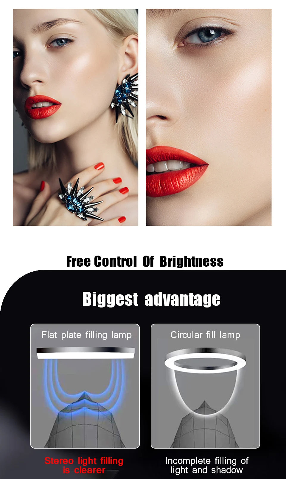 Tripod with LED Lamp