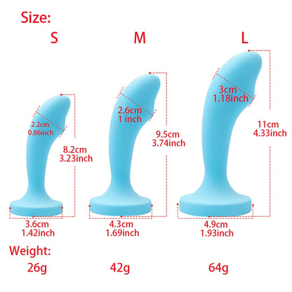 3 Sizes Butt Plug for Woman Silicone Anal Plug Crystal Base Anal Toys Anal Trainer Anal Dildos Sex Toys For Woman Men Adult Toys