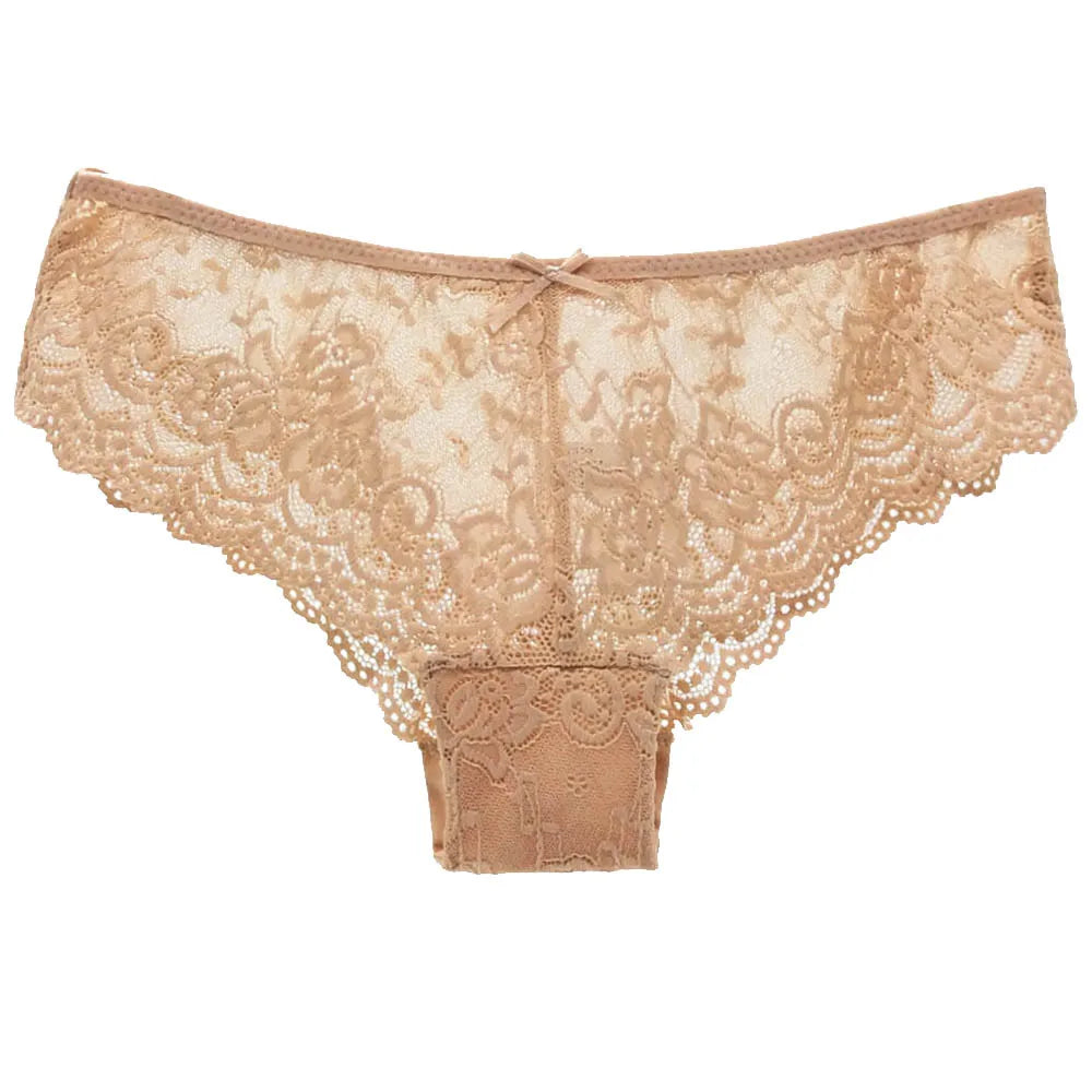 Sexy Low-Rise Lace Panties 5 PCS/SET Women Floral Underwear M-XL Girls Underpants Ladies Lingerie 89428