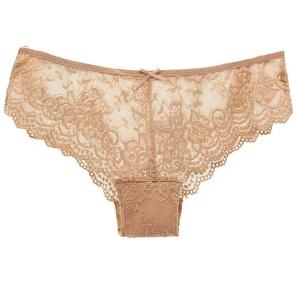 Sexy Low-Rise Lace Panties 5 PCS/SET Women Floral Underwear M-XL Girls Underpants Ladies Lingerie 89428