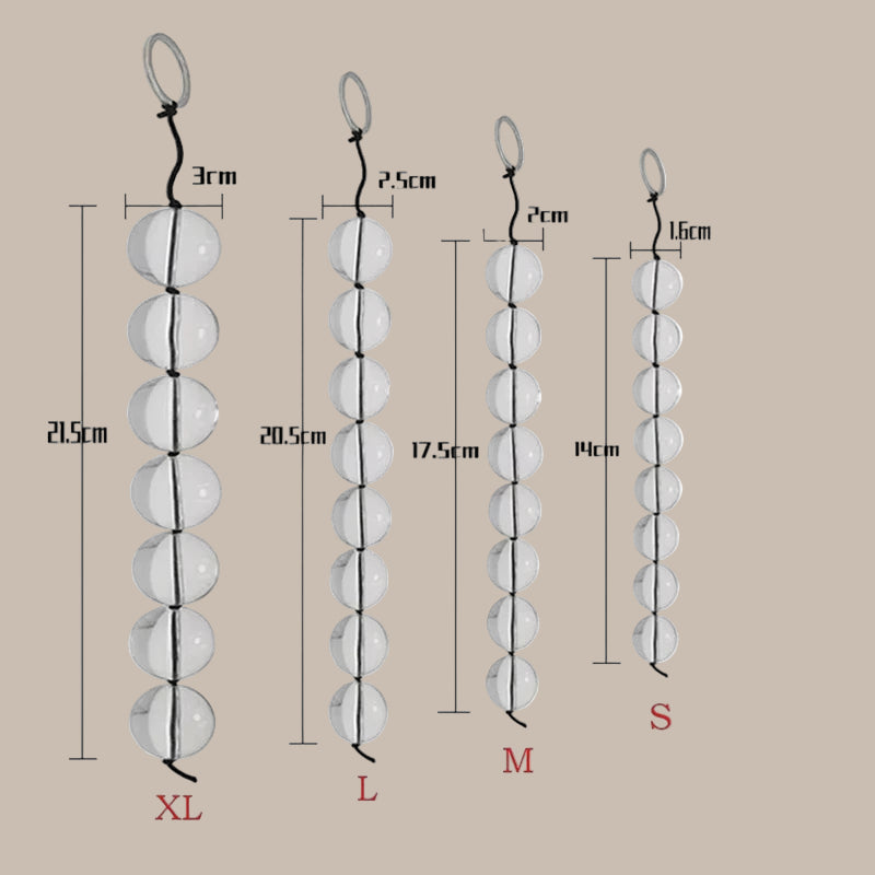Glass Balls Plug Toy