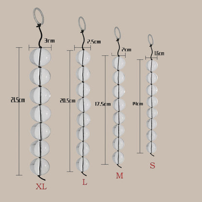Glass Balls Plug Toy
