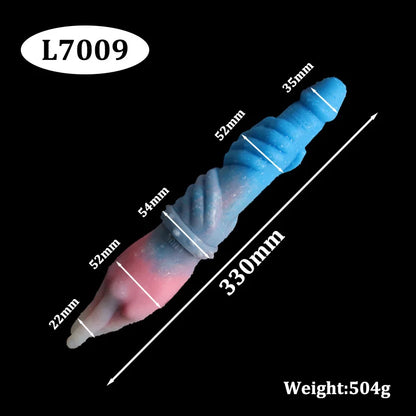 40cm Dual Horse Dog Knot Double Dildo — 3 Colours