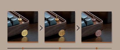 Premium Ergonomic Wood Keyboard