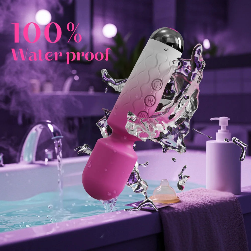 Powerful silicone vibrator