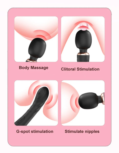 10-Frequency Magic Wand Vibrators