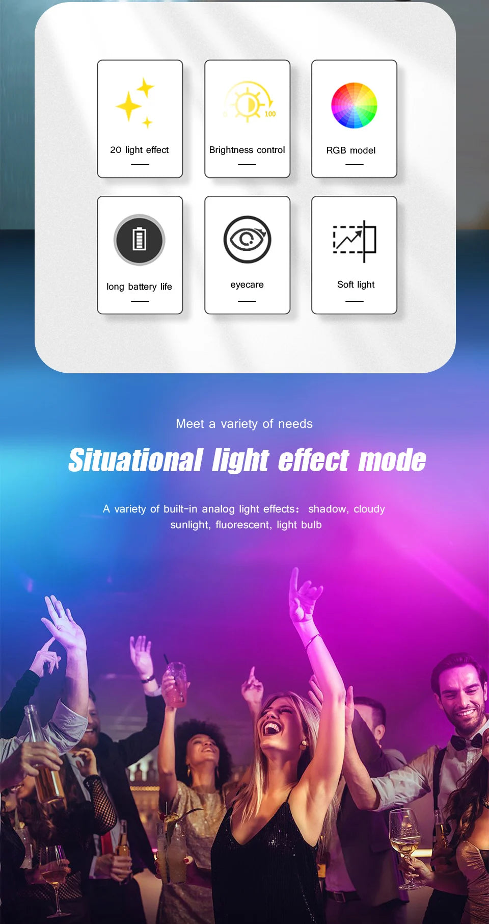 Portable Vlog Light