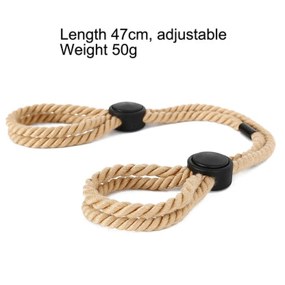 Adjustable Bondage Rope & Cuff Restraint Set