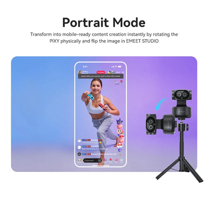 4K AI PTZ Mics & Privacy Mode Cam