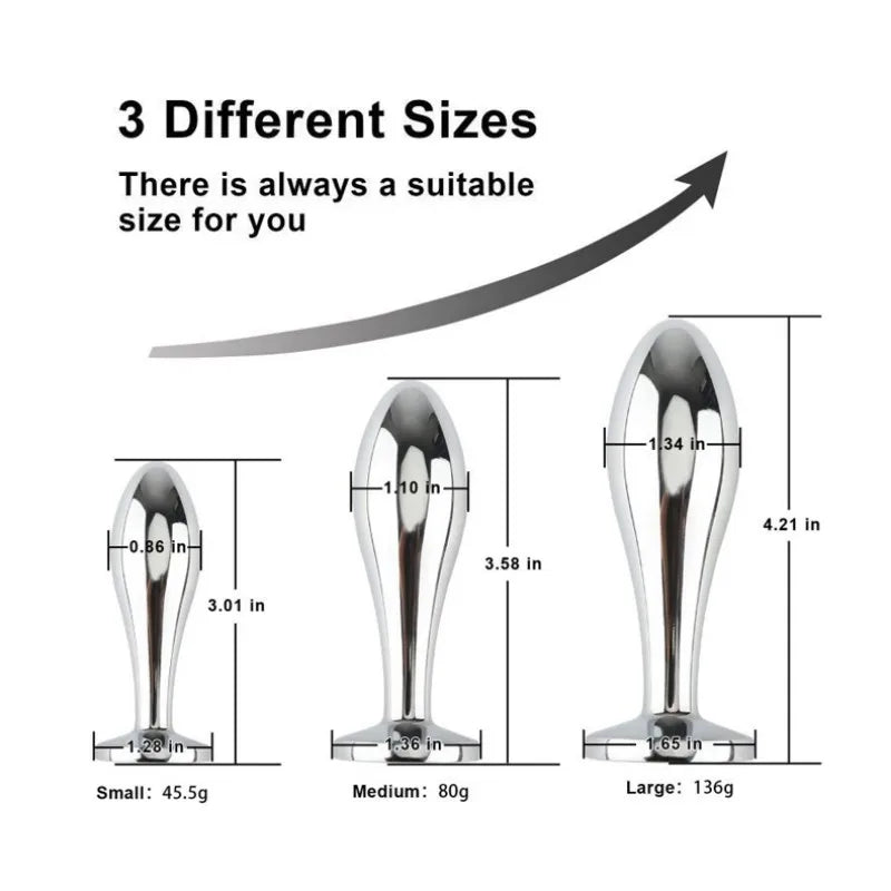 Steel Anal Butt Plug for Woman Female Ana Gay Annal Extreme Deep Buttplug Sport Men Sex Kit Toys Tooys Shop Adult Products Goods
