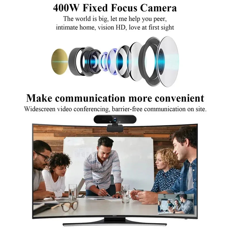 4K Webcam With Mic
