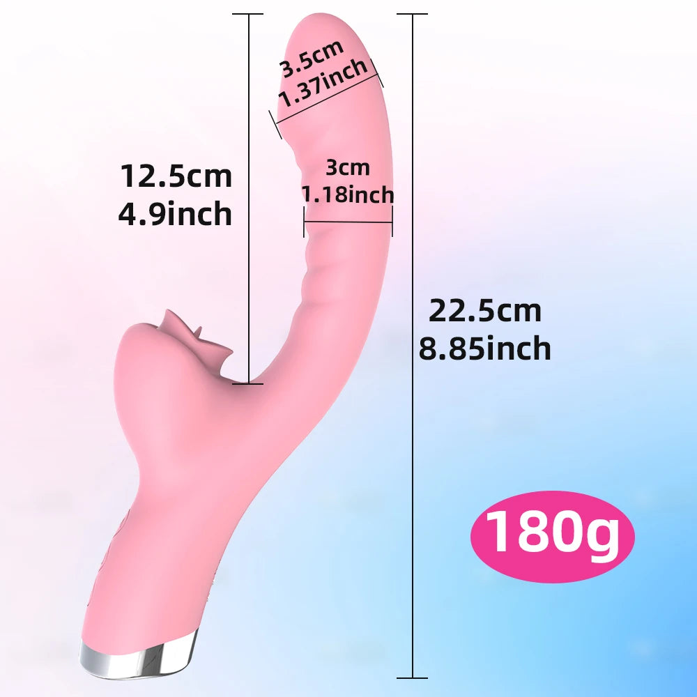 10 Tongue Licking Modes Vibrator