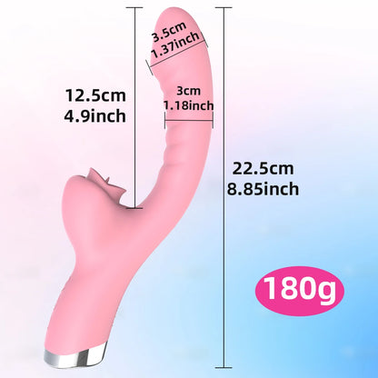 10 Tongue Licking Modes Vibrator