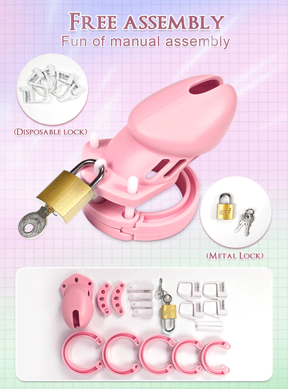 Pinky Boys Cage Chastity Cage Device