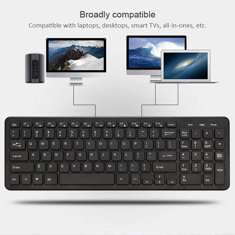 Silent Slim Wireless Keyboard
