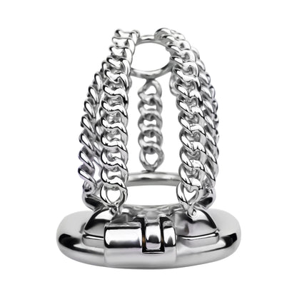 Binding Metal Chastity Cage