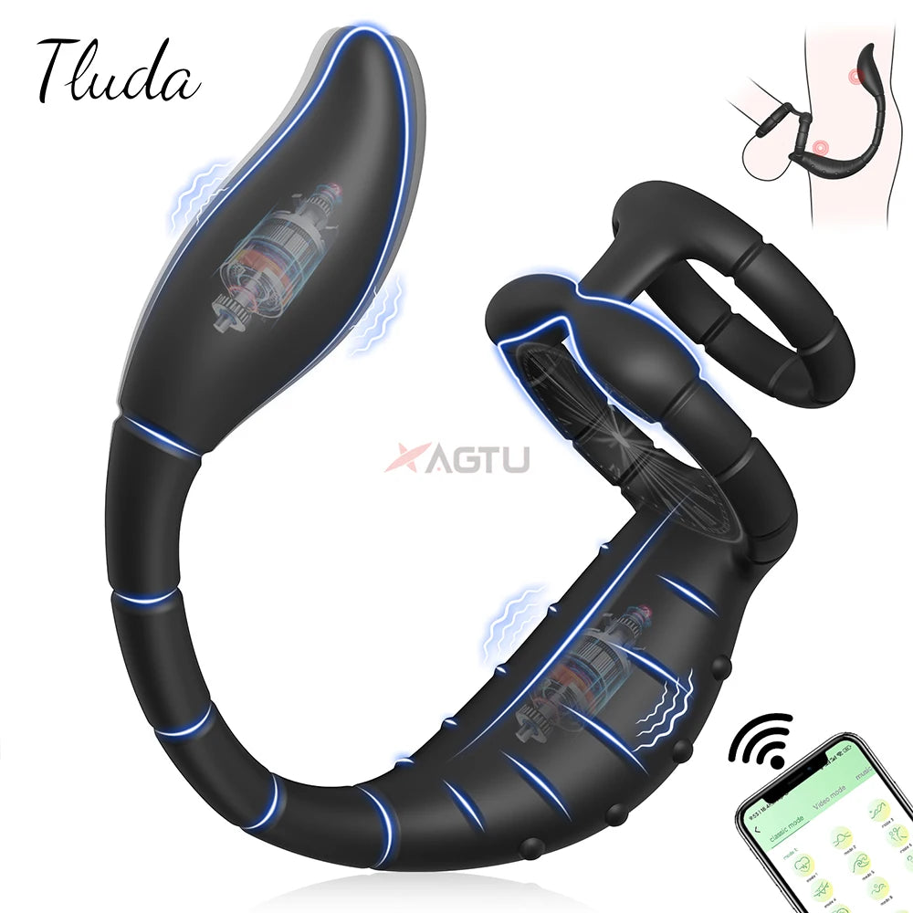 App Control Plug with Vibrating Ring