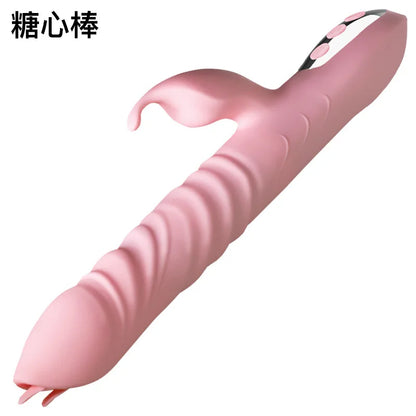 Multi-Function Telescopic Silicone Body Massager