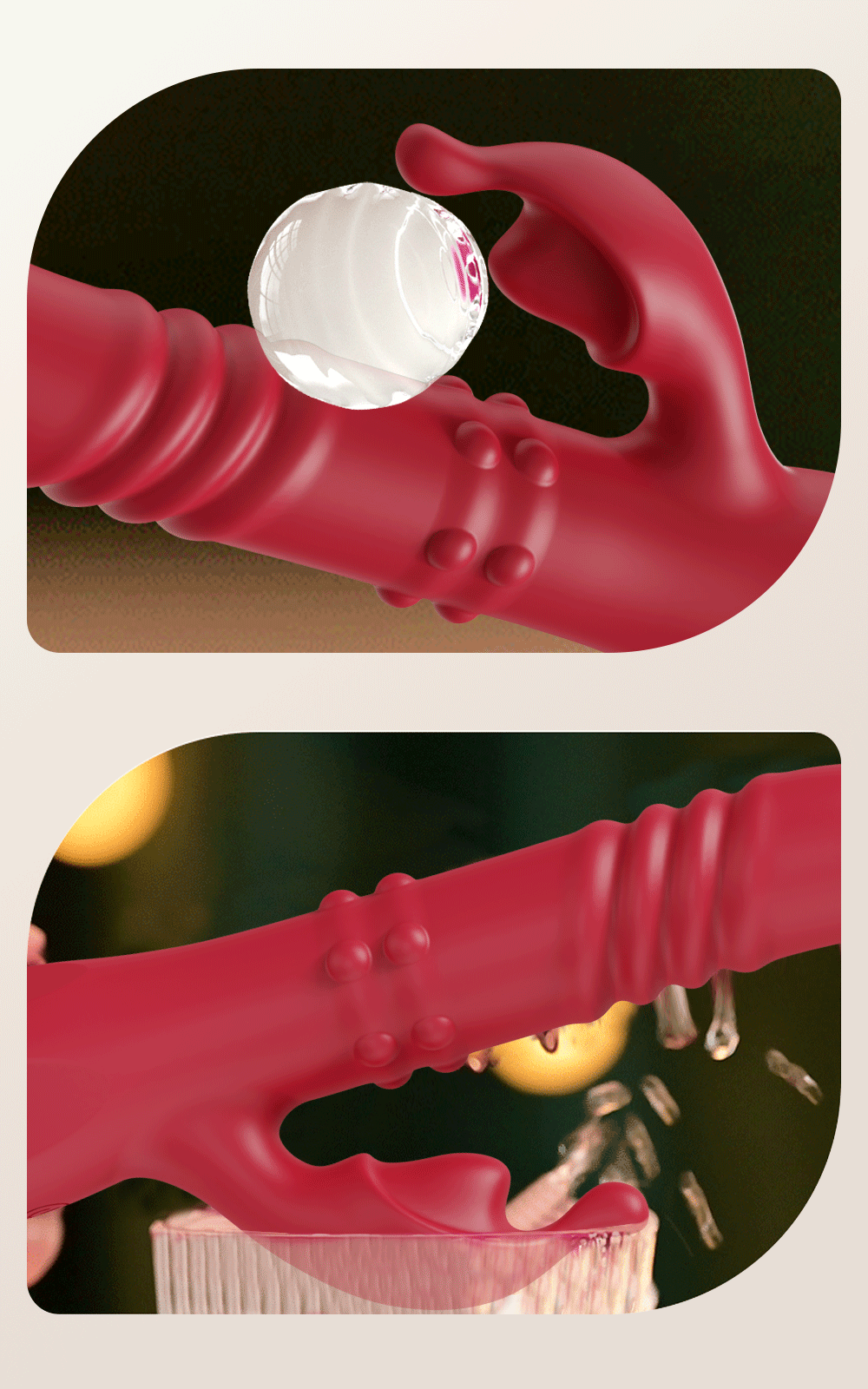 Remote Control Thrusting Dildo Vibrator