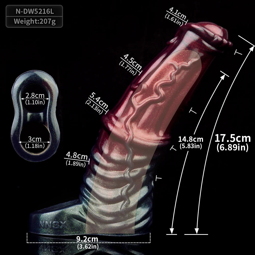 Textured Knot Silicone Sleeve Extender