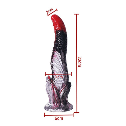 Soft Silicone Longer Tongue Dildo