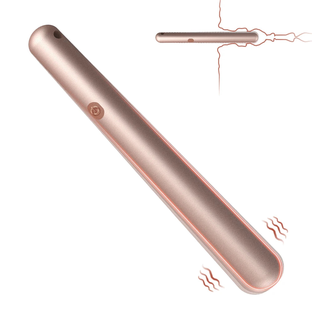 Portable Metal Love Bullet Vibrator Necklace with Chain Nipple G-spot Stimulator Anal Plug Waterproof Sex Toys for Adult Women