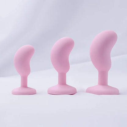 Silicone Anal Plug Anal Dildos Small Pea Shaped Butt Plug Crystal Base Sex Stopper Adult Toys Anal Toys Sex Toys For Woman