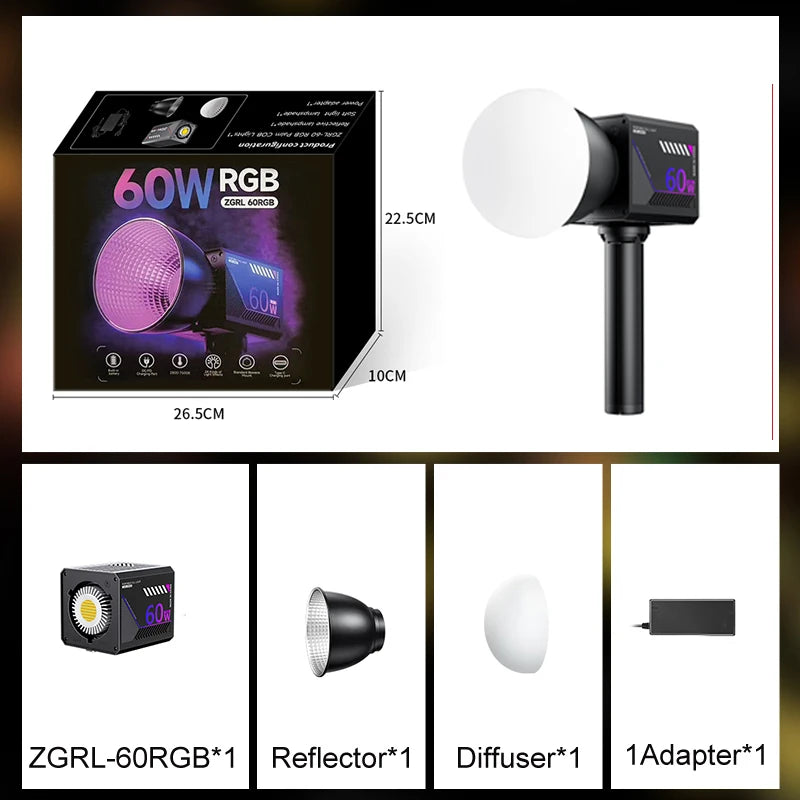 Adjustable Brightness LED Streaming Lamp